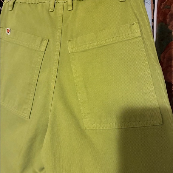 Big Bud Press Work Pants with White & Dark Green Floral Print - Picture 7 of 7